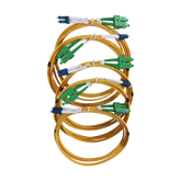 Jumper de Fibra Óptica Monomodo LC/UPC-SC/APC Duplex 2m - Fibralink